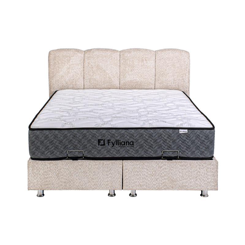 ΚΡΕΒΑΤΙ Fylliana Edem ΜΠΕΖ ΜΕ ΑΠΟΘ ΧΩΡΟ 212x179x130εκ (160x200)