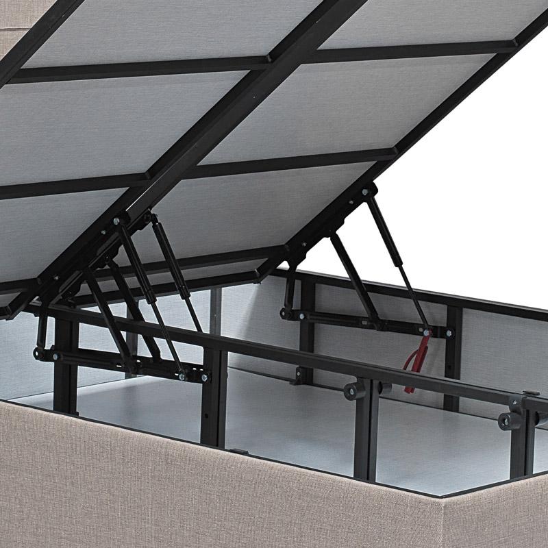 ΚΡΕΒΑΤΙ Fylliana New Nicolle ΜΠΕΖ ΜΕ ΑΠΟΘ ΧΩΡΟ 208x162x130εκ (160*200)