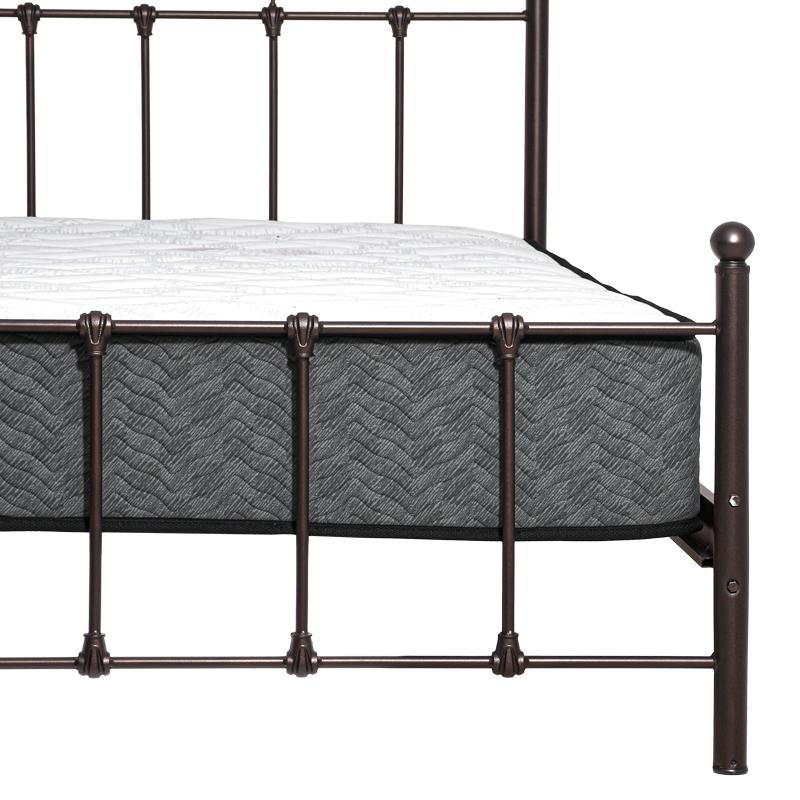 ΚΡΕΒΑΤΙ ΣΙΔΕΡΕΝΙΟ Fylliana ASTRA ΚΑΦΕ ΧΡΩΜΑ 168x208x86εκ (160x200)