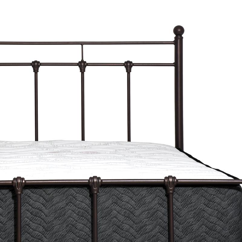 ΚΡΕΒΑΤΙ ΣΙΔΕΡΕΝΙΟ Fylliana ASTRA ΚΑΦΕ ΧΡΩΜΑ 168x208x86εκ (160x200)