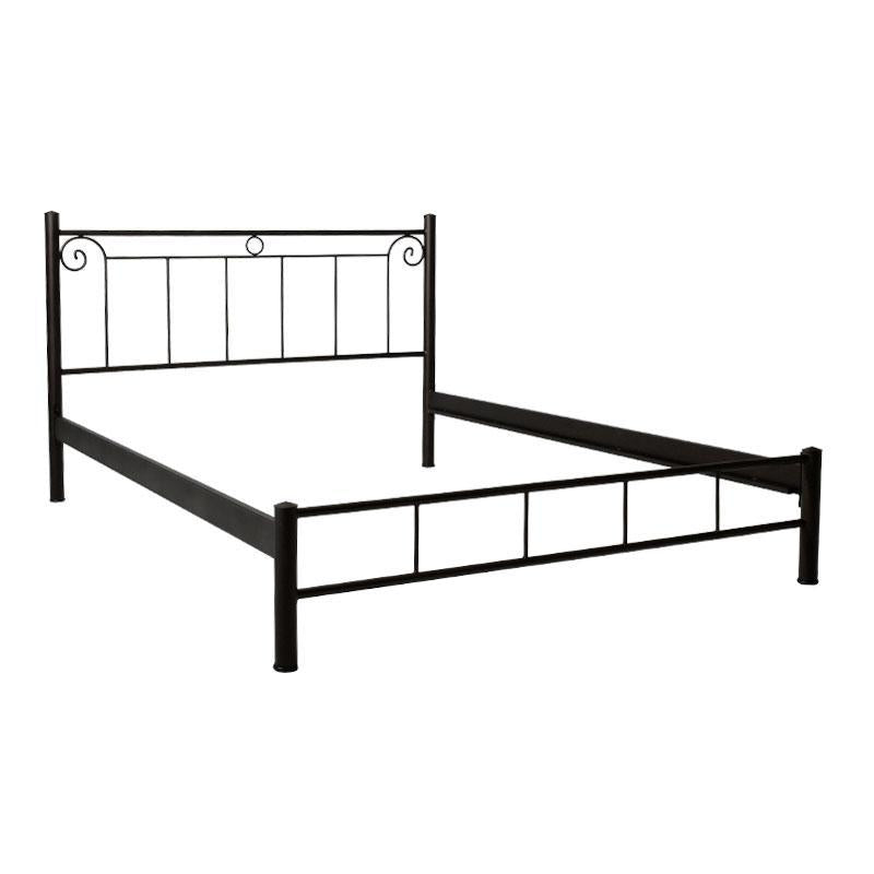 ΚΡΕΒΑΤΙ ΣΙΔΕΡΕΝΙΟ Fylliana Valery ΚΑΦΕ ΧΡΩΜΑ 170x210x99εκ (160x200εκ)