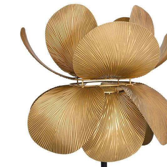 ΜΕΤΑΛΛΙΚΗ ΛΑΜΠΑ ΔΑΠΕΔΟΥ Fylliana FL620055 ΧΡΥΣΟ-ΜΑΥΡΟ ΧΡΩΜΑ 44x152εκ