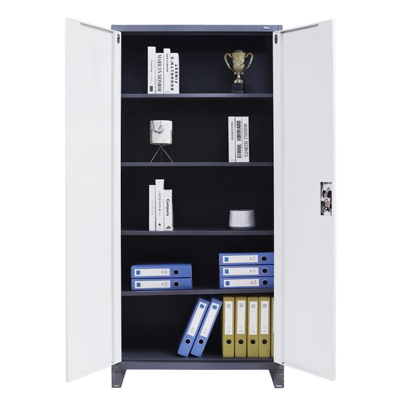 ΜΕΤΑΛΛΙΚΗ ΝΤΟΥΛΑΠΑ Fylliana Everet ΓΚΡΙ-ΛΕΥΚΟ 90x40x190εκ