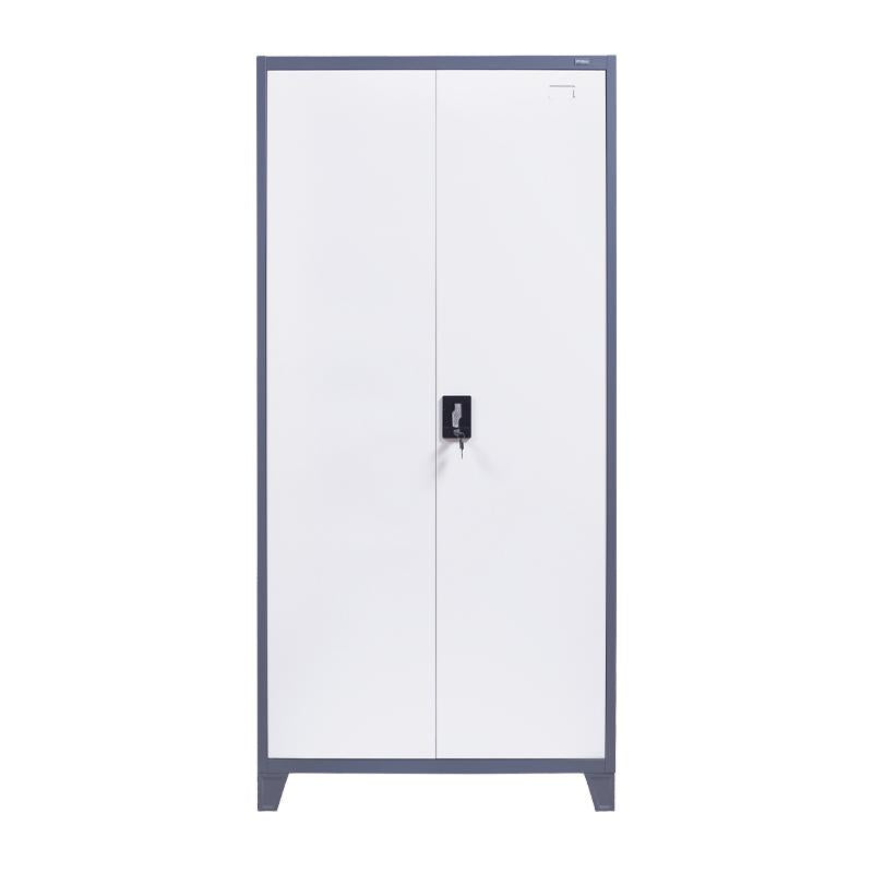 ΜΕΤΑΛΛΙΚΗ ΝΤΟΥΛΑΠΑ Fylliana Everet ΓΚΡΙ-ΛΕΥΚΟ 90x40x190εκ