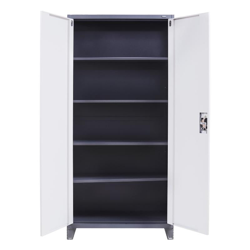 ΜΕΤΑΛΛΙΚΗ ΝΤΟΥΛΑΠΑ Fylliana Everet ΓΚΡΙ-ΛΕΥΚΟ 90x40x190εκ