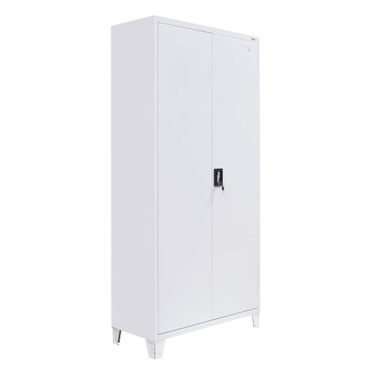 ΜΕΤΑΛΛΙΚΗ ΝΤΟΥΛΑΠΑ Fylliana Everet ΛΕΥΚΟ ΧΡΩΜΑ 90x40x190εκ