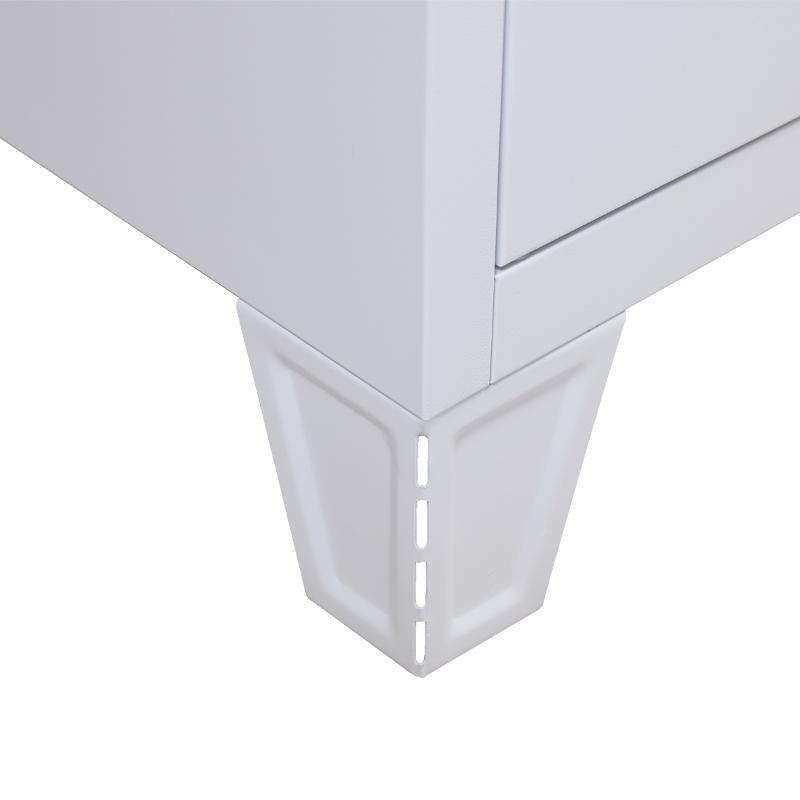 ΜΕΤΑΛΛΙΚΗ ΝΤΟΥΛΑΠΑ Fylliana Everet ΛΕΥΚΟ ΧΡΩΜΑ 90x40x190εκ