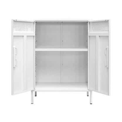 ΜΕΤΑΛΛΙΚΗ ΝΤΟΥΛΑΠΑ Fylliana Mabel ΛΕΥΚΟ ΧΡΩΜΑ 70x35x100εκ