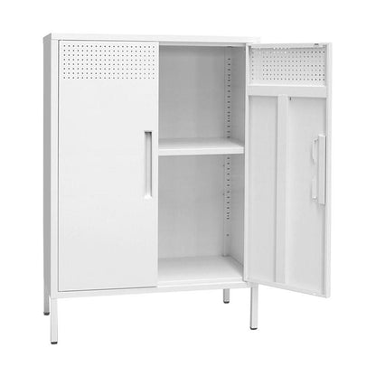 ΜΕΤΑΛΛΙΚΗ ΝΤΟΥΛΑΠΑ Fylliana Mabel ΛΕΥΚΟ ΧΡΩΜΑ 70x35x100εκ