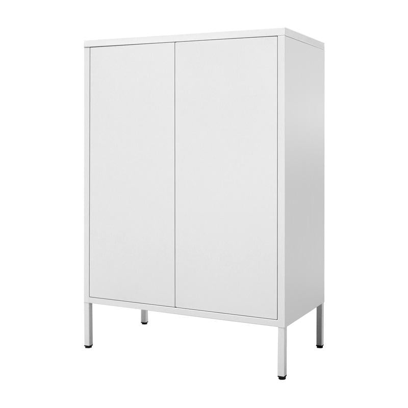 ΜΕΤΑΛΛΙΚΗ ΝΤΟΥΛΑΠΑ Fylliana Mabel ΛΕΥΚΟ ΧΡΩΜΑ 70x35x100εκ