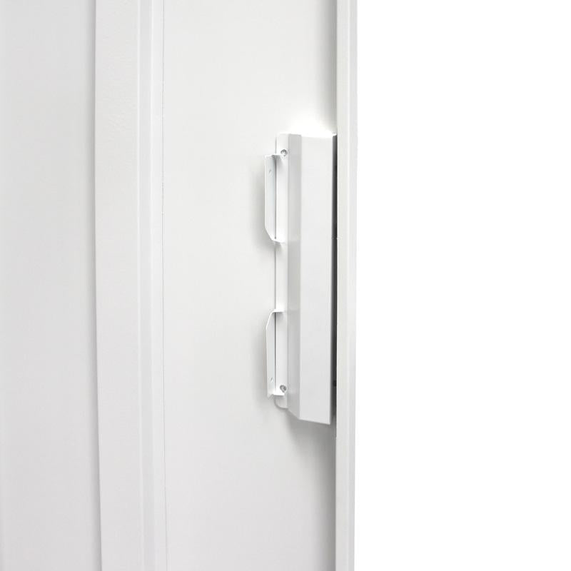 ΜΕΤΑΛΛΙΚΗ ΝΤΟΥΛΑΠΑ Fylliana Nora ΛΕΥΚΟ ΧΡΩΜΑ 40x35x170εκ