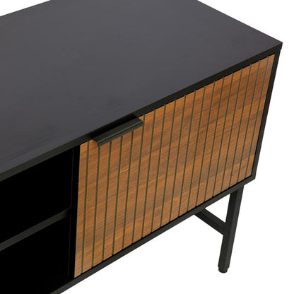 ΜΕΤΑΛΛΙΚΟ ΕΠΙΠΛΟ ΤΗΛΕΟΡΑΣΗΣ Fylliana FL2405 ΜΑΥΡΟ-ΚΑΦΕ ΧΡΩΜΑ 150x40x60εκ