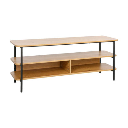 ΜΕΤΑΛΛΙΚΟ ΕΠΙΠΛΟ ΤΗΛΕΟΡΑΣΗΣ Fylliana FL2504 BLACK OAK ΧΡΩΜΑ 120x36x50εκ