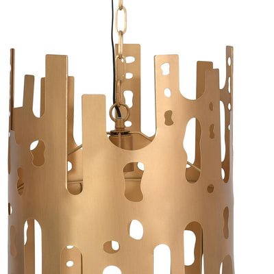 ΜΕΤΑΛΛΙΚΟ ΦΩΤΙΣΤΙΚΟ ΟΡΟΦΗΣ Fylliana FL630156 ΧΡΥΣΟ ΧΡΩΜΑ 38x50εκ