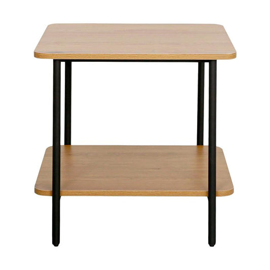 ΜΕΤΑΛΛΙΚΟ ΚΟΜΟΔΙΝΟ Fylliana FL2504 BLACK OAK ΧΡΩΜΑ 50x50x50εκ