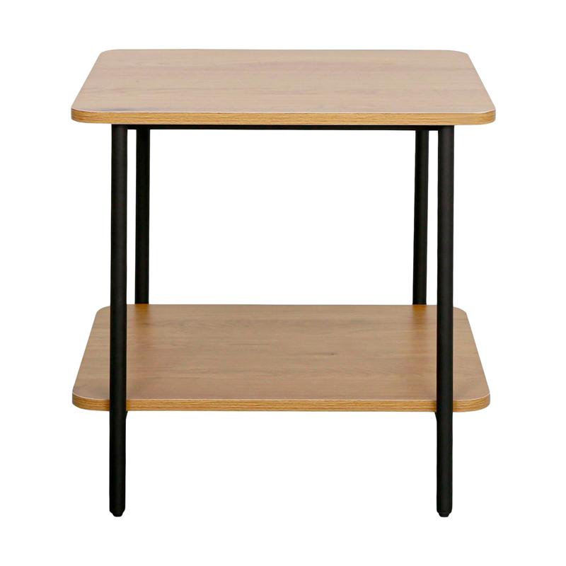 ΜΕΤΑΛΛΙΚΟ ΚΟΜΟΔΙΝΟ Fylliana FL2504 BLACK OAK ΧΡΩΜΑ 50x50x50εκ