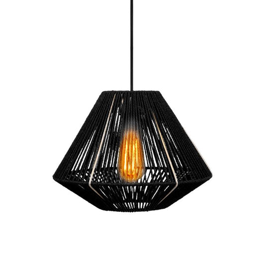 ΜΟΝΟΦΩΤΟ Fylliana Cordon 4 ΜΑΥΡΟ ΧΡΩΜΑ 35x30εκ E27