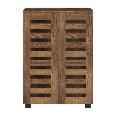 ΠΑΠΟΥΤΣΟΘΗΚΗ Fylliana "Vento" ΜΕ 4 ΡΑΦΙΑ ΧΡΩΜΑ BROWN OAK 60x33x87εκ