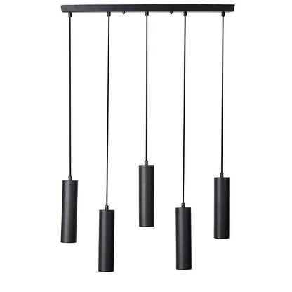 ΠΕΝΤΑΦΩΤΟ ΚΡΕΜΑΣΤΟ ΦΩΤΙΣΤΙΚΟ ΟΡΟΦΗΣ Fylliana ΜΑΥΡΟ ΧΡΩΜΑ GU10 65x10x100εκ