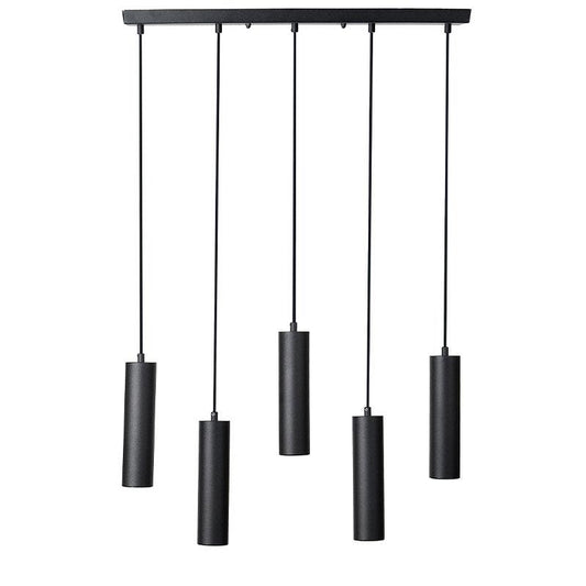 ΠΕΝΤΑΦΩΤΟ ΚΡΕΜΑΣΤΟ ΦΩΤΙΣΤΙΚΟ ΟΡΟΦΗΣ Fylliana ΜΑΥΡΟ ΧΡΩΜΑ GU10 65x10x100εκ