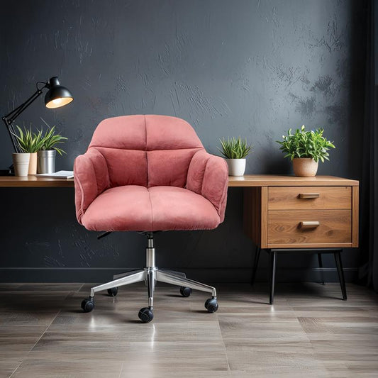 ΠΕΡΙΣΤΡΕΦΟΜΕΝΗ ΠΟΛΥΘΡΟΝΑ Fylliana 1819 ΡΟΖ ΧΡΩΜΑ 58x53x85εκ