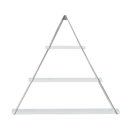 ΡΑΦΙ ΤΟΙΧΟΥ Fylliana "Elmira" Triangle ΛΕΥΚΟ 74x13x61εκ