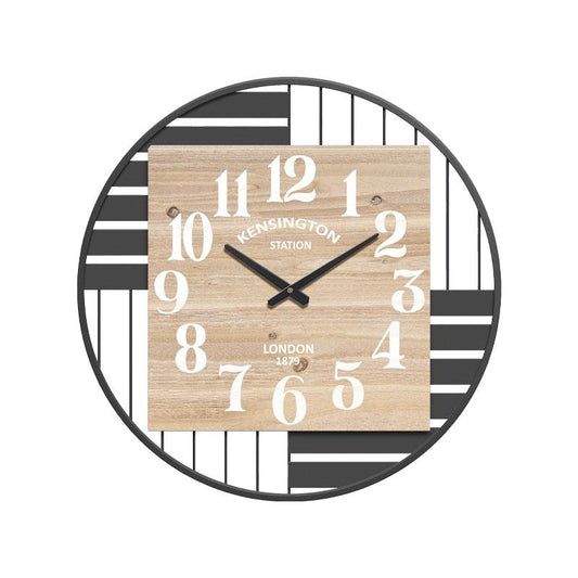 ΡΟΛΟΙ ΤΟΙΧΟΥ Fylliana "Kensington Station" ΜΑΥΡΟ ΜΕΤΑΛΛΙΚΟ 60εκ sls