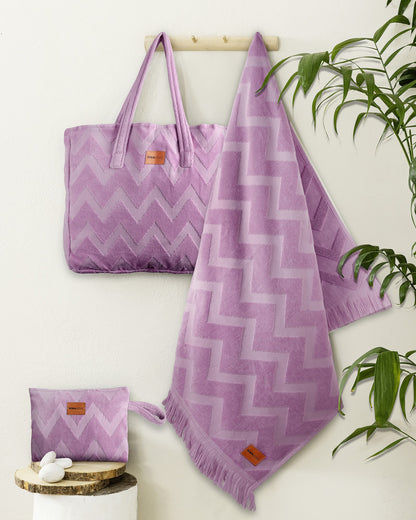 ΤΣΑΝΤΑ ΘΑΛΑΣΣΗΣ VIDA PURPLE 46X60 - NIMA HOME 36912