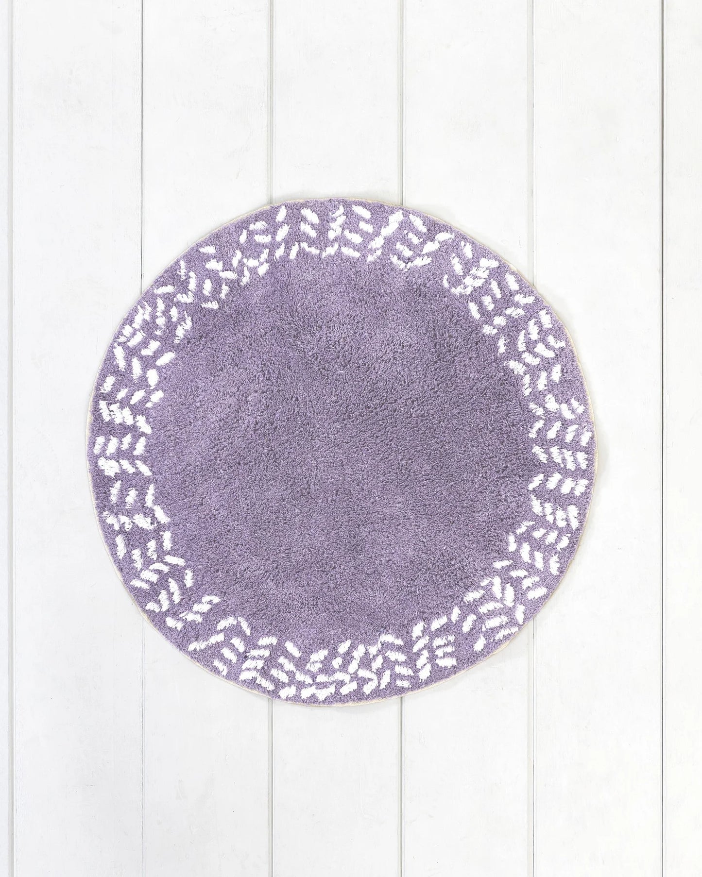ΣΤΡΟΓΓΥΛΟ ΠΑΤΑΚΙ ΜΠΑΝΙΟΥ ELISE-DUSTY LILAC - NIMA HOME 36573
