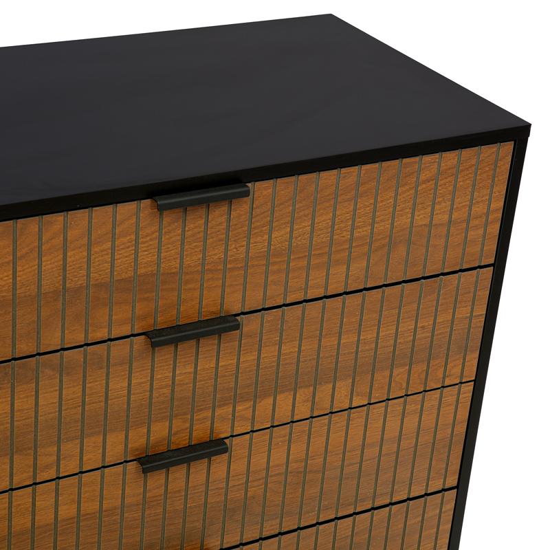 ΣΥΡΤΑΡΙΕΡΑ Fylliana FL2405 ΜΑΥΡΟ-ΚΑΦΕ ΧΡΩΜΑ 80x40x90εκ