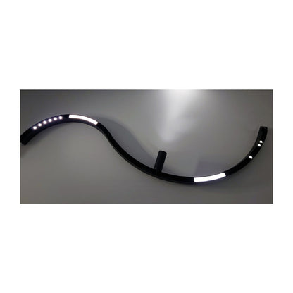 Inlight Γραμμικό φωτιστικό LED 6W 3CCT για Curved μαγνητική ράγα σε μαύρη απόχρωση D:19x2,2x2,5cm (TMC0011-Black)