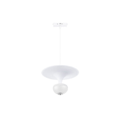 Inlight Κρεμαστό Φωτιστικό LED 5W 3CCT για Ultra-Thin μαγνητική ράγα σε λευκή απόχρωση D:23X20cm (TMU0240-White)