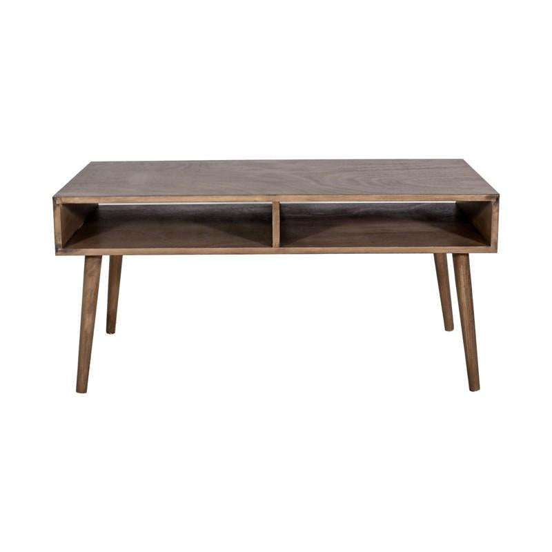 ΤΡΑΠΕΖΑΚΙ ΣΑΛΟΝΙΟΥ Fylliana Retro ΓΚΡΙ SAHARA 96x51x45εκ