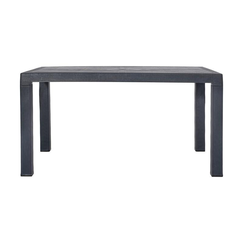 ΤΡΑΠΕΖΙ ΕΞΟΧΗΣ Fylliana Baltic ΑΝΘΡΑΚΙ ΧΡΩΜΑ 120x70x75εκ