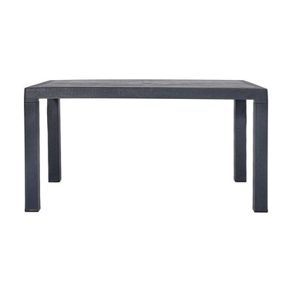 ΤΡΑΠΕΖΙ ΕΞΟΧΗΣ Fylliana Baltic ΑΝΘΡΑΚΙ ΧΡΩΜΑ 120x70x75εκ