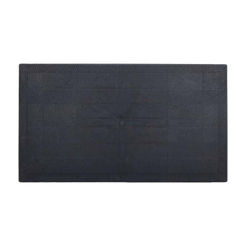ΤΡΑΠΕΖΙ ΕΞΟΧΗΣ Fylliana Baltic ΑΝΘΡΑΚΙ ΧΡΩΜΑ 120x70x75εκ