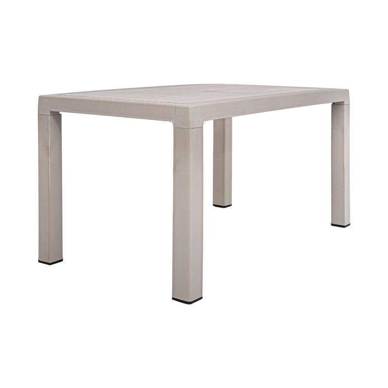 ΤΡΑΠΕΖΙ ΕΞΟΧΗΣ Fylliana Baltic ΜΠΕΖ ΧΡΩΜΑ 120x70x75εκ