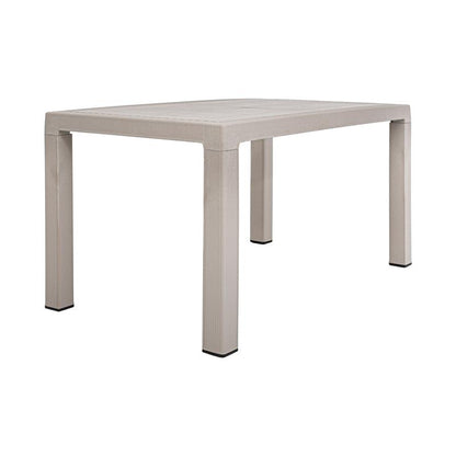 ΤΡΑΠΕΖΙ ΕΞΟΧΗΣ Fylliana Baltic ΜΠΕΖ ΧΡΩΜΑ 140x80x75εκ