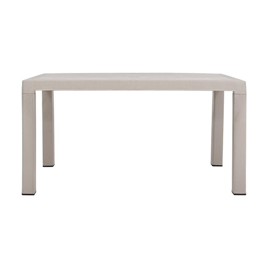 ΤΡΑΠΕΖΙ ΕΞΟΧΗΣ Fylliana Baltic ΜΠΕΖ ΧΡΩΜΑ 140x80x75εκ