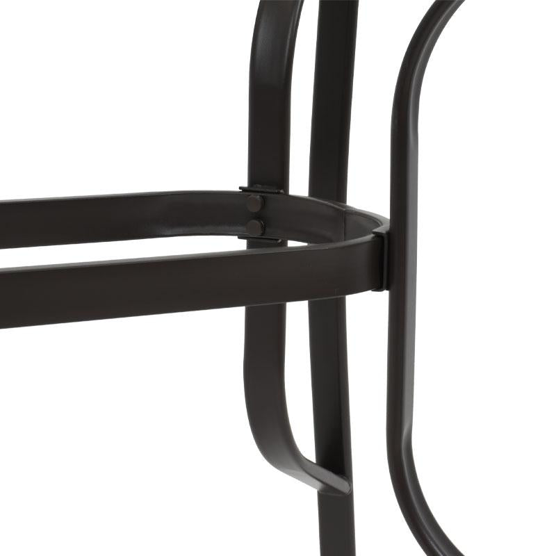 ΤΡΑΠΕΖΙ ΕΞΟΧΗΣ Fylliana STEEL ΚΑΦΕ 120x70x70εκ g.r.d