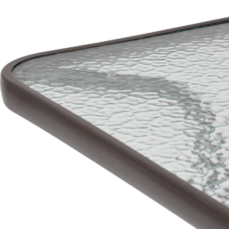 ΤΡΑΠΕΖΙ ΚΗΠΟΥ Fylliana 026 ΚΑΦΕ ΧΡΩΜΑ 100x65x70εκ grd