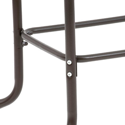 ΤΡΑΠΕΖΙ ΚΗΠΟΥ Fylliana 026 ΚΑΦΕ ΧΡΩΜΑ 100x65x70εκ grd