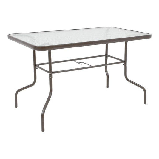 ΤΡΑΠΕΖΙ ΚΗΠΟΥ Fylliana 030 ΚΑΦΕ ΧΡΩΜΑ 140x80x70εκ grd