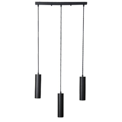 ΤΡΙΦΩΤΟ ΚΡΕΜΑΣΤΟ ΦΩΤΙΣΤΙΚΟ ΟΡΟΦΗΣ Fylliana ΜΑΥΡΟ ΧΡΩΜΑ GU10 50x10x100εκ