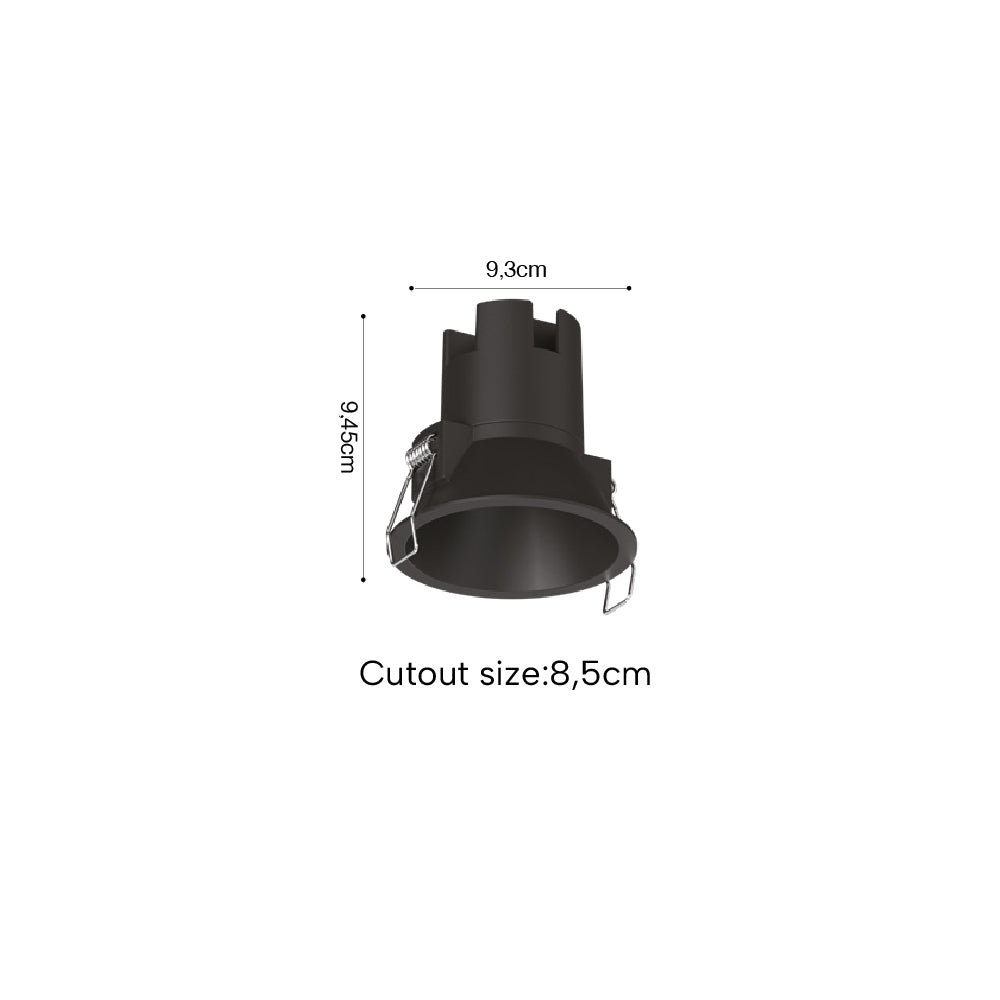 Inlight Downlight σποτ 10W 3CCT σε λευκή απόχρωση (X00250W)